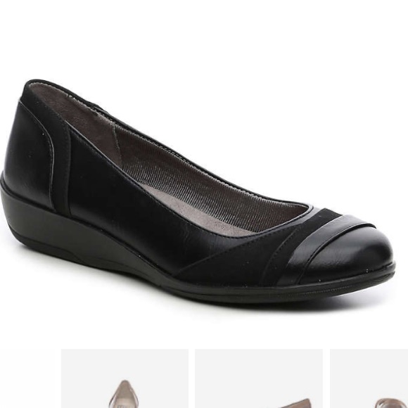 Lifestride Indeed Memory Foam Flats Sz 7